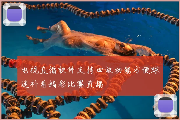 电视直播软件支持回放功能方便球迷补看精彩比赛直播