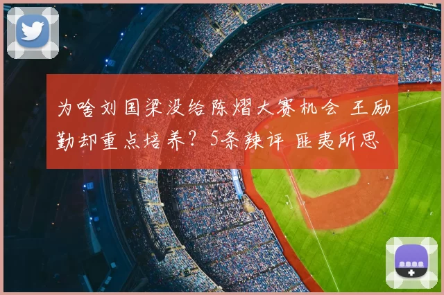为啥刘国梁没给陈熠大赛机会 王励勤却重点培养？5条辣评 匪夷所思